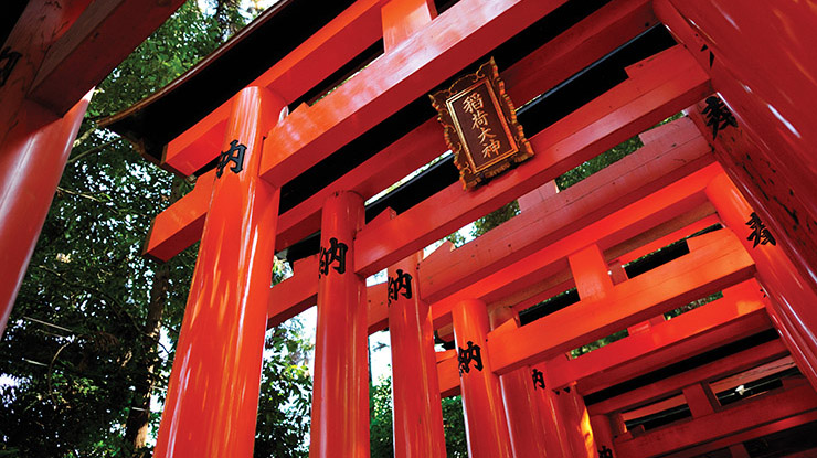 Architectural structures in Japan, the likes of which a student with a major in Japanese may see on education abroad.